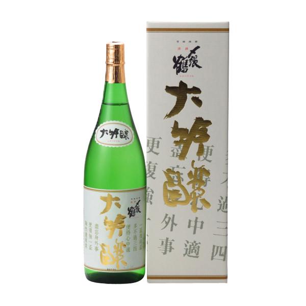 〆張鶴 大吟醸 金ラベル 1800ml 化粧箱付 宮尾酒造 新潟 日本酒 限定酒 