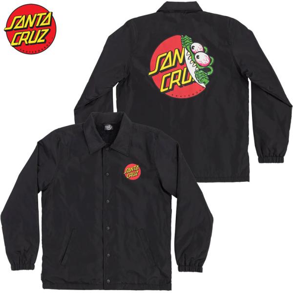 サンタクルーズ SANTA CRUZ BEWARE DOT COACH JACKET(ブラック 黒