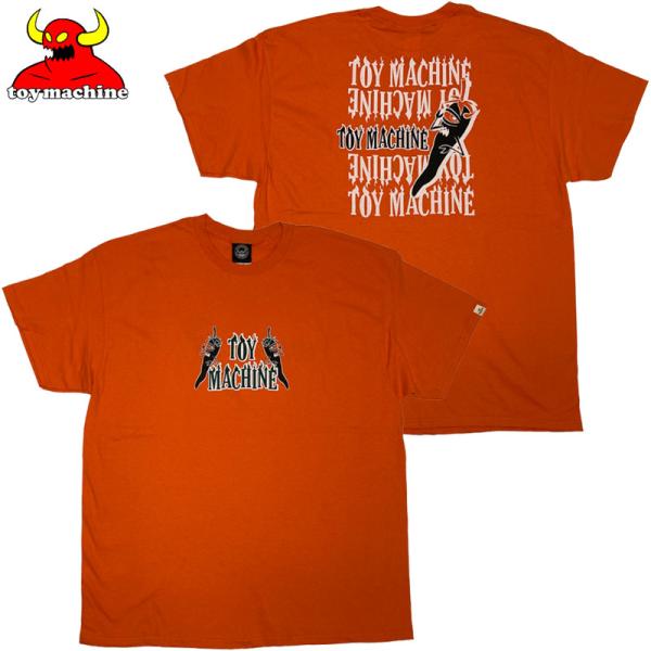 トイマシーン TOY MACHINE PEPPER SECT SS TEE(オレンジ ORANGE)TOY