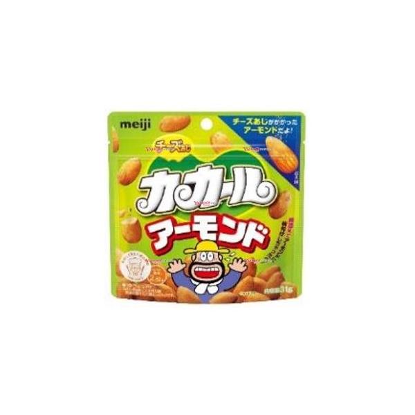 業務用菓子問屋GG 明治 31G チーズあじ カカール アーモンド×10個