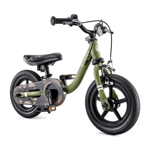 ☆1台で「キックバイク」&amp;「自転車」をカンタンよくばりデビュー！まずは、キックバイクモードで「バランス」と「ブレーキ」の感覚を養おう！バイクに慣れたら「自転車モード」にチャレンジ！☆工具不要【5秒】でいつでもどこでもカンタンにヘンシ...