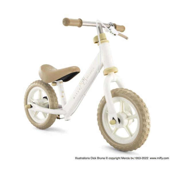 ミッフィーとメラニーの、おしゃれでかわいらしいキックバイクが登場！ミッフィーたちといっしょに、バランス感覚を身につけよう！☆自転車の練習にも最適な「2歳からのチャレンジバイク」☆ブレーキ成長してスピードが出せるようになっても、ブレーキがあれ...