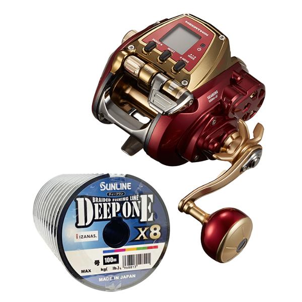 DAIWA（ダイワ） 22 シーボーグ 500MJ-AT PEライン5号400mセット(サン