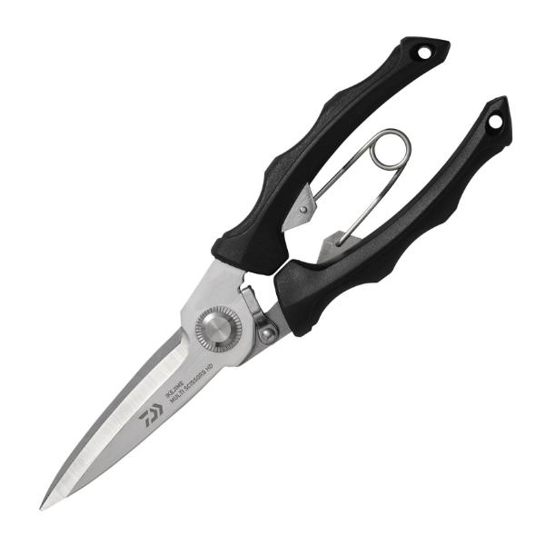 カラー:ブラック全長:210mm標準自重(g)：1704mm極厚ステンレス材使用の高強度・高切断力のヘビーデューティーハサミ4mm極厚ステンレス材使用の高強度・高切断力のヘビーデューティー仕様ハサミ魚を〆る、頭や尾を切り落とす、腹を開くこと...