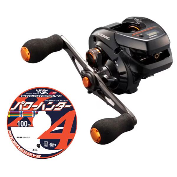 シマノ（SHIMANO） 21 バルケッタ 100DH-HG RIGHT 右巻き PEライン 0.8