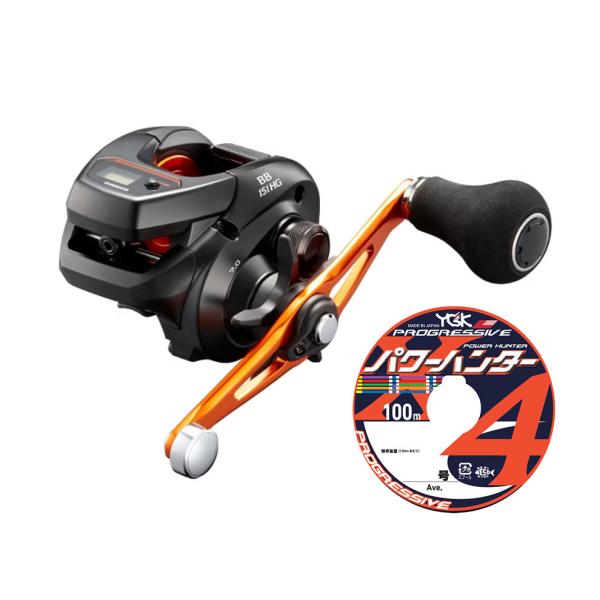 シマノ（SHIMANO） 21 バルケッタ BB 151HG LEFT 左巻き PEライン 0.8