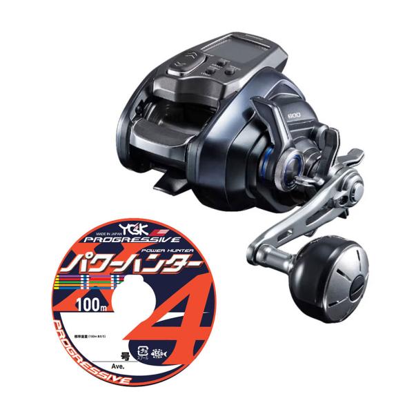 シマノ（SHIMANO） 23 フォースマスター 600 右巻き PEライン2号300m