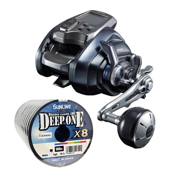 23フォースマスター シマノ（SHIMANO） 23 フォースマスター 600 右巻き PEライン3号200m