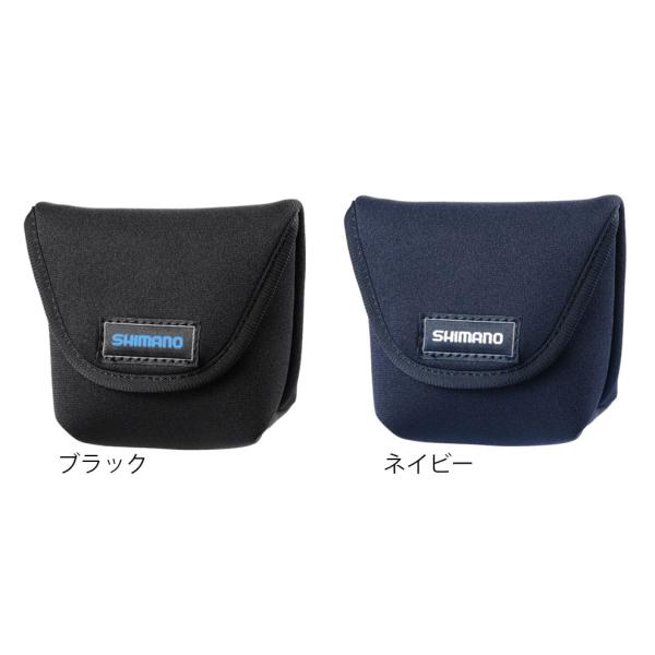 シマノ スプールガード #SW6000~SW14000 Mサイズ BP-075Y ブラック/ネイビー リールカバー shimano