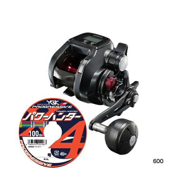 良品‼️シマノ電動リール プレイズ 600 シマノ（SHIMANO） 19 プレイズ 600 PEライン3号200mセット(よつあみ