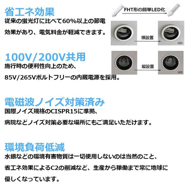 FHT16形代替用 FHT16EX-L LEDコンパクト蛍光灯 GX24Q口金 消費 FHT16形代替用 FHT16EX-L LEDコンパクト蛍光灯 GX24Q口金 消費