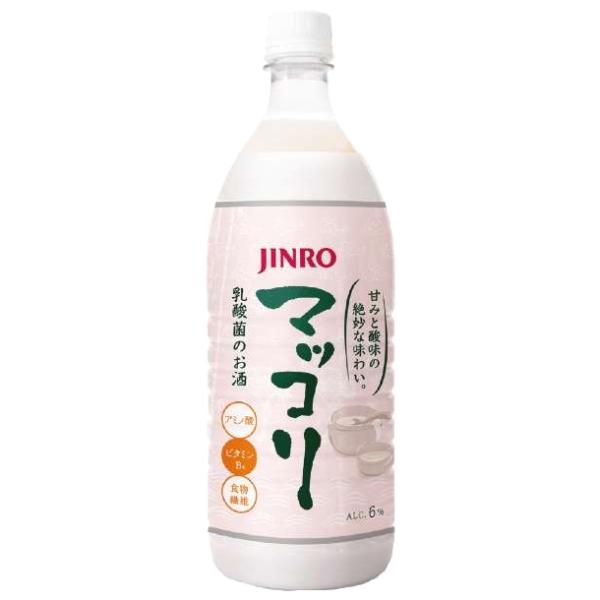 マッコリ jinro 眞露 マッコリ 1000ml×15本(1ケース)[送料無料※一部地域は除く]