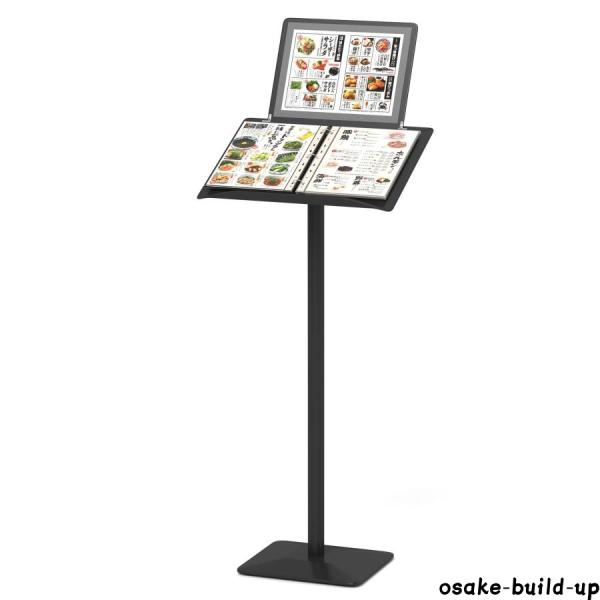 メニュースタンド 看板 ウェイティングボード 案内板 スタンド表示のため は頑丈な基盤が付いている a4メニュースタンド 記名台 立場の床の表記の立場ポスター印