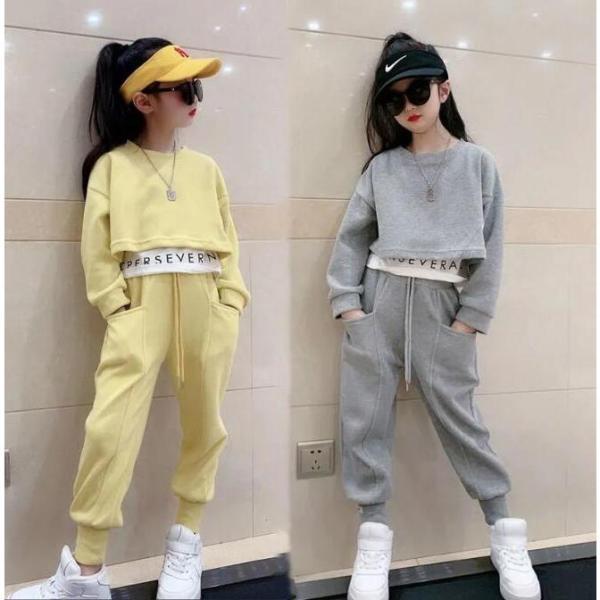 ジャージ ドッキング 2点セット パーカー 長ズボン トレーナー スポーツウェア 子供服 運動着 可愛い おしゃれ 女子 上下 長袖 春秋