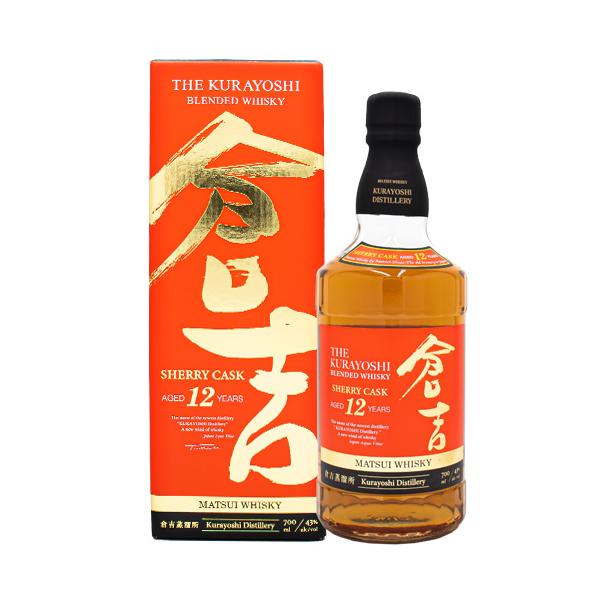 倉吉 マツイ ブレンデッド ウイスキー シェリーカスク 12年 43% 700ml