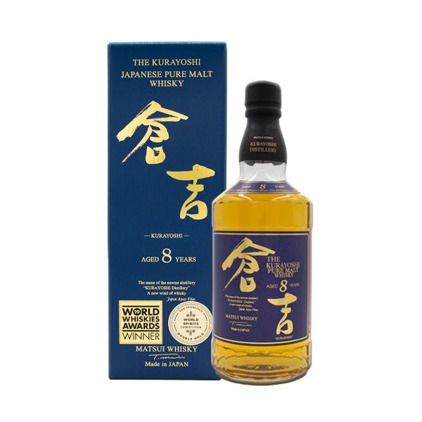 マツイ ピュアモルト 倉吉 8年 43％ 正規品 700ml 松井酒造 箱付 ウイスキー 誕生日 プレゼント ギフト 贈りもの お祝い 御祝い 内祝い