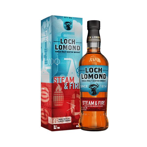 ロッホローモンド スチーム & ファイア 46% 700ml 箱付 シングル