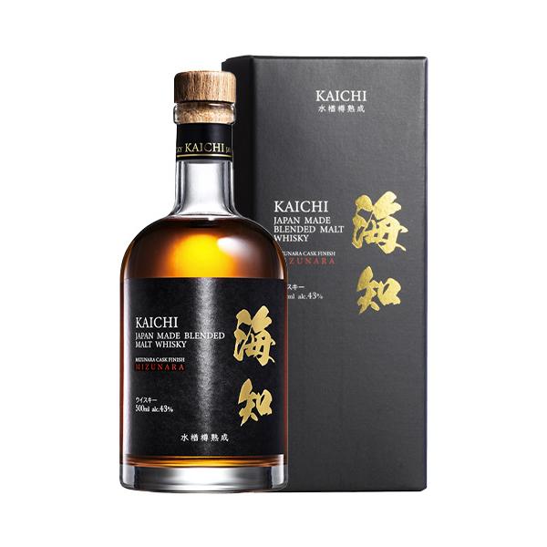 海知 KAICHI 水楢（ミズナラ）樽熟成 43% 500ml シーウィングス 箱付