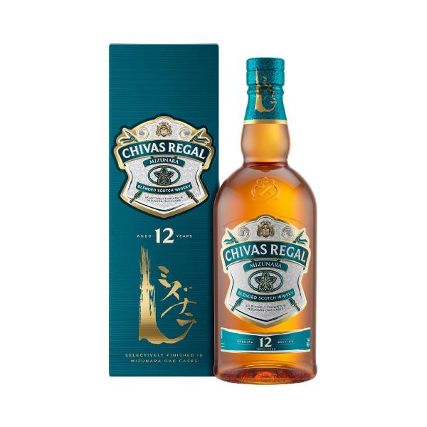 グレンリベット　シーバスリーガル　ミズナラ　12年　箱付き　紙袋付き グレンリベット シーバスリーガル ミズナラ 12年 箱付き 紙袋付きの