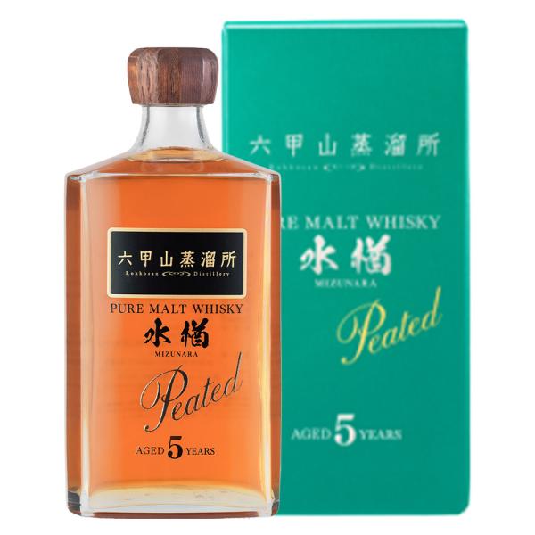 六甲山 ピュアモルト ウイスキー 水楢5年 ピーテッド 42% 720ml 箱付