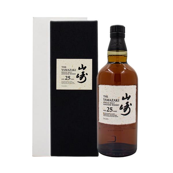 他サイト： 【装い新たに登場】 サントリー 山崎 25年 43% シングルモルト 700ml 箱付 ジャパニーズ ウイスキーの商品画像