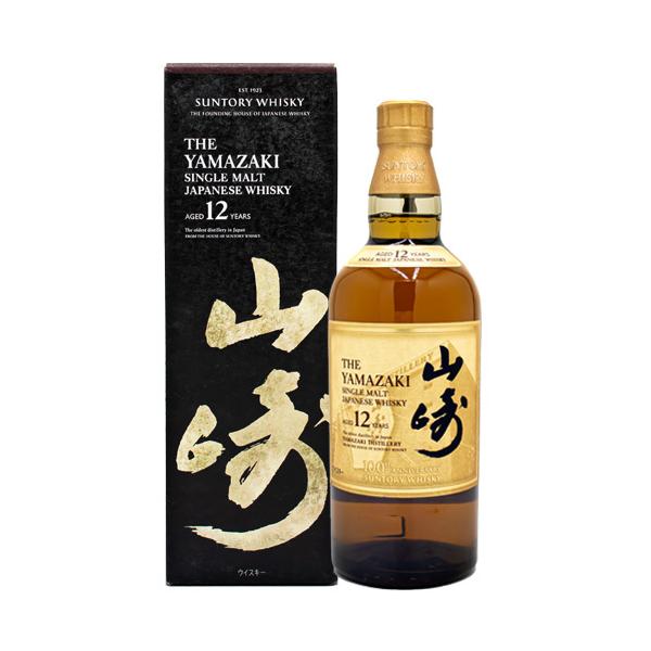 サントリー シングルモルトウイスキー 山崎 12年 43% 100周年