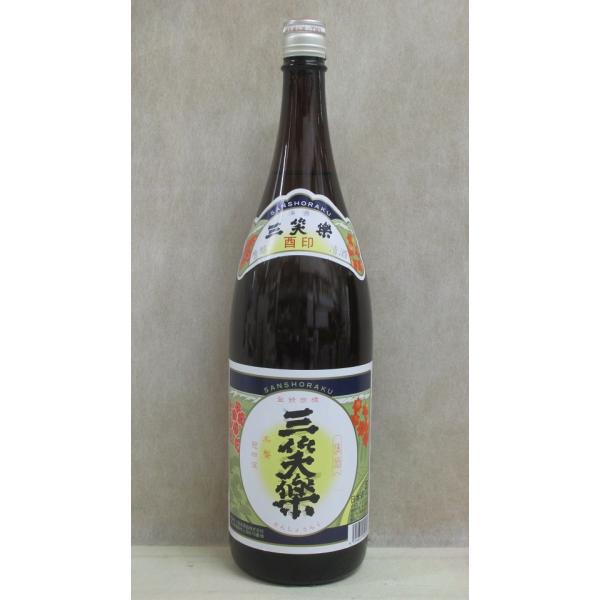 三笑楽酒造　三笑楽（さんしょうらく）　酉印　1.8Ｌ（一升瓶）