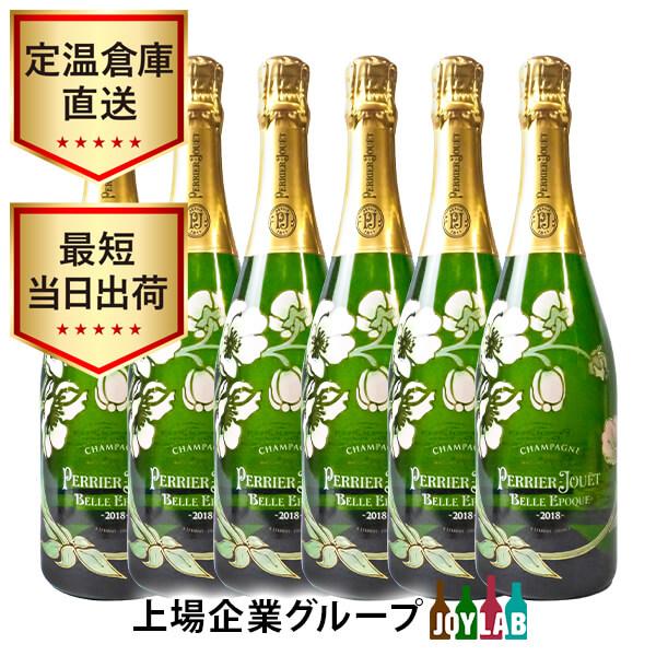 【6本セット】ペリエ ジュエ ベル エポック ブリュット 2018 750ml 箱なし 正規品 シャンパン シャンパーニュ ベルエポック まとめ買い