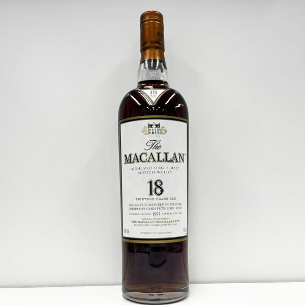 The Macallan 18年 シングルモルトウイスキー 1997 Macallan 1997 18 Year マッカラン 18年 箱なし : お酒の世界 - 通販
