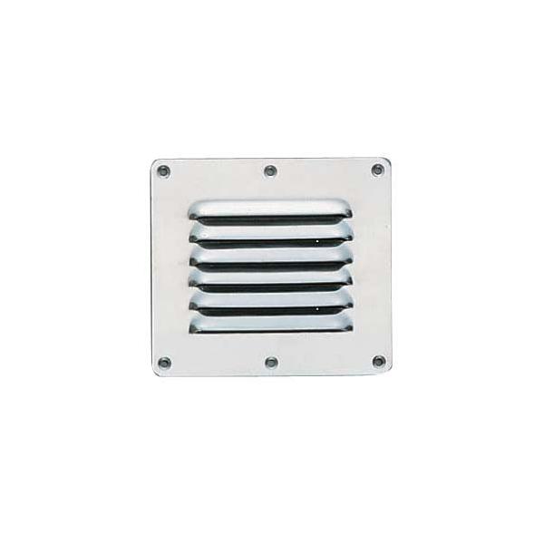 ■室内などの換気用のベンチレーターです。壁面取り付け用。■錆びに強いステンレス製。■サイズ：横125x縦115mm