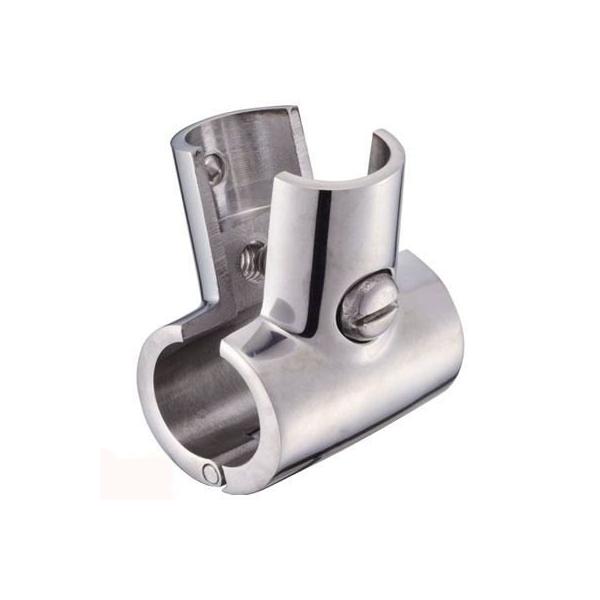 ■ステンレス製のＴ型継手です。分割式なので手すりやパルピットなどの途中にも、後から設置する事が出来ます。■材質は腐食に強いSUS316材を採用しました。■ステンレスパイプと組み合わせてご使用下さい。