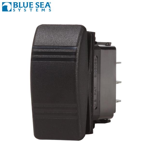 ◆◇ BLUE SEA 防水ロッカースイッチ OFF-(ON) ブラック No.8292 ◇◆■ボート、水上バイク、RV車など用途の広い、防水タイプのロッカースイッチです。■ボートの場合、フライングブリッジやオープンコックピットなどの装着に...