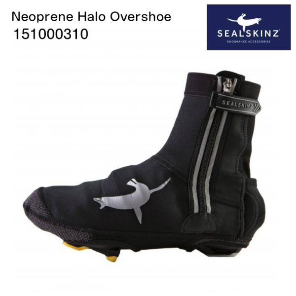 シールスキンズ Neoprene Halo Overshoe オーバーシューモデル： 151000310-061・夜間や暗天下のサイクリングに必携の赤色ライト付き軽量・高性能オーバーシュー・4ルーメンの明るさ。500Ｍを超える視認可能距離・...
