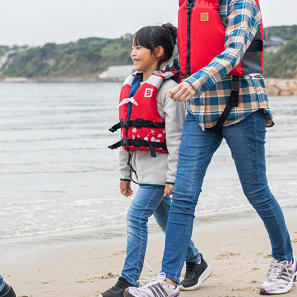 めるだけ ライフジャケット ブルーストーム タイプa Bsj 212 マリン柄 ユニマットマリン 通販