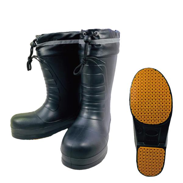 ◆◇ ハイパーVスタッドレスブーツ SSV-77 ◇◆日進ゴム株式会社製驚異のグリップ！HyperVシリーズ氷・雪に強い！滑りにくい！氷・雪用に開発されたハイパーVスタッドレスソールを使用した、つま先に保護先芯が入った防寒軽量長靴です。■S...