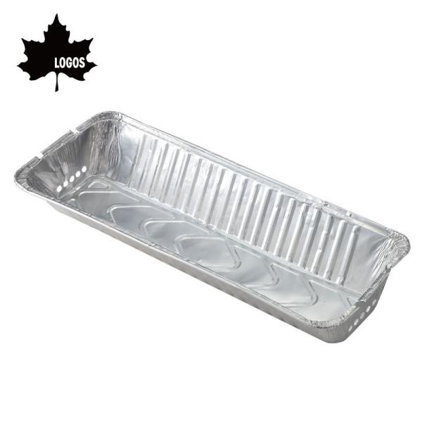 ◆◇ OGOS ロゴス eco-logosave お掃除楽ちん BBQ深型カバー L （2個） 81314110　  ◇◆●火床が汚れない！お掃除カバー●グリルの寿命が延びる●エコロジー---アルミ 汚れ防止 汚れない 掃除 捨てるだけ カ...