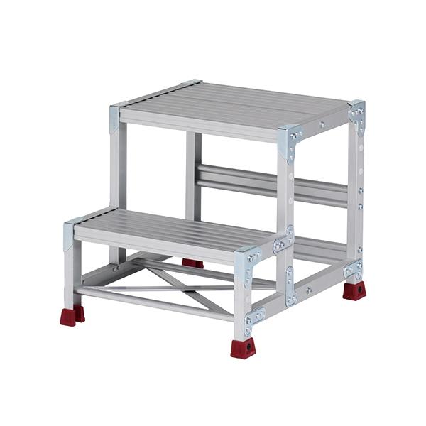 代理店直送品　PKC ピカコーポレイション 　アルミ作業台（２段）  YPS-2-5050
