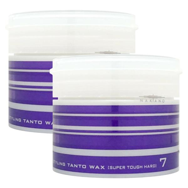 [セット]ナカノ スタイリングタントN ワックス7 (スーパータフハード) 90g×2個[中野製薬][ヘアスタイリング剤 ヘアワックス][送料無料]