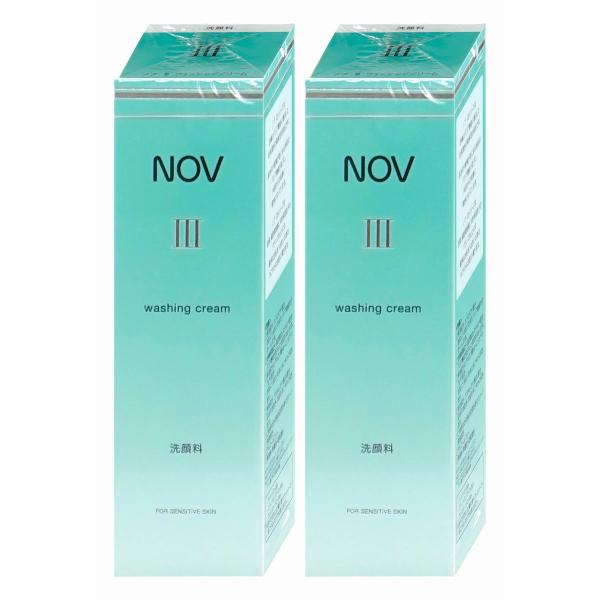 NOV III [2個セット]ノエビア NOVノブ ウォッシングクリーム 120g×2本