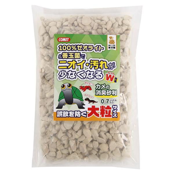 ・天然国産ゼオライト(無着色)を使用していますので安全にご使用いただけます。・エサの食べ残しや排出物から出る有害な物質を吸着して良好な飼育環境を保ちます。・多孔質なゼオライトが飼育水のろ過＆ニオイの元であるアンモニア腸内バランスを整え、排出...