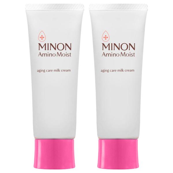 MINON アミノモイスト エイジングケアミルククリーム 100g 2本セット MINON [セット]ミノン アミノモイスト エイジングケアミルククリーム