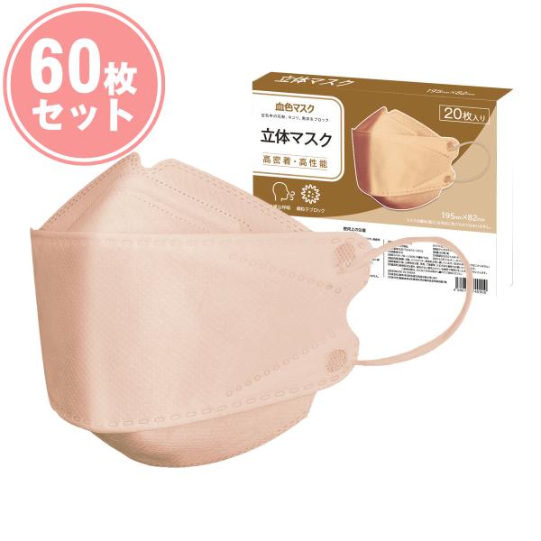 血色マスク100枚転売に ナイスクラップ立体マスク 3色セット定価