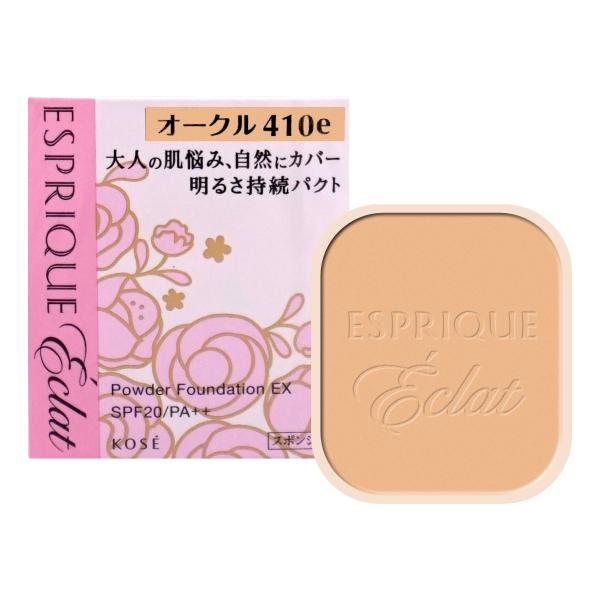 コーセー エスプリークエクラ 明るさ持続パクトEX(レフィル) OC410e オークル410e SPF20 PA++[ファンデーション][メール便送料無料]