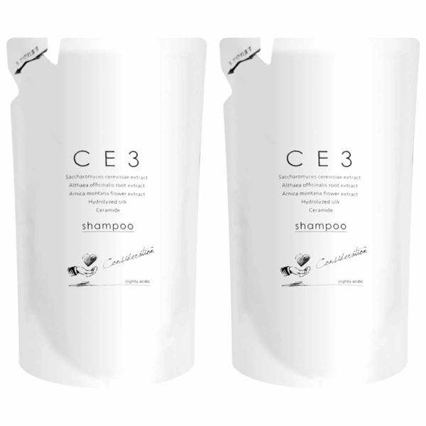 [セット]CE3シリーズ シャンプー 詰替セット 1600ml[800ml×2個][シーイースリー][ミアンビューティー][弱酸性][三口産業][送料無料]