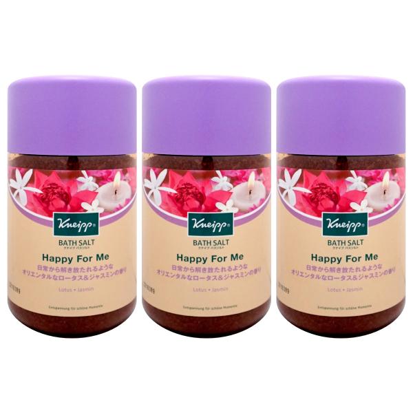 クナイプ　バスソルト ロータス&ジャスミン　ウォーターミント850g×3本セット KNEIPP（クナイプ） [セット]クナイプ バスソルト 850g ハッピー