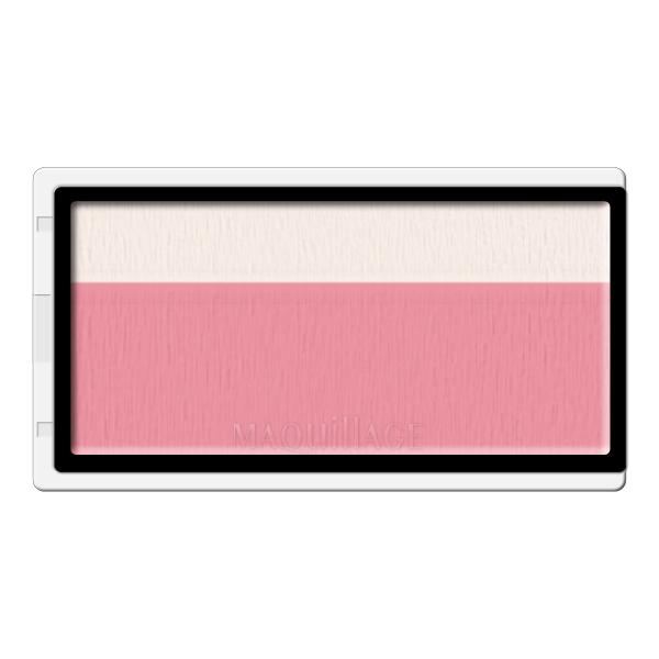 ハイライト×血色感で惹きつけるチークカラー輝きハイライトが同時に叶うふんわり発色のパウダーチーク。つけたての仕上がりが長時間持続します。別売りの「マキアージュ　カスタマイズケース」に、お好みのカスタマイズシリーズを組み合わせてセットし、お使...