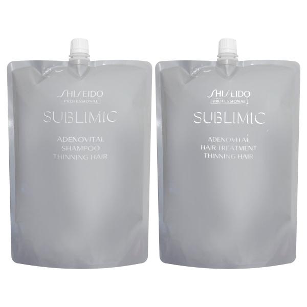 SUBLIMIC [セット]資生堂 サブリミック アデノバイタルシャンプー 替