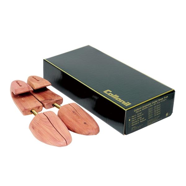 天然芳香ただようシューケアの必須アイテム靴の形を整えるアロマティックシーダー製のシュートゥリーです。履きジワを伸ばし、型崩れや靴底の反りを防ぐと同時に靴内の湿気を吸収し、嫌な臭いを予防します。アロマティックシーダーは芳香西洋杉とも呼ばれ、天...