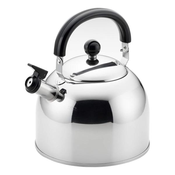ヨシカワ SJ2702 BIGプレル 笛吹ケトル 4.0L[日本製 ステンレス][直火・IH対応][食洗機不可][送料無料]