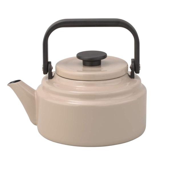山形⇔上ノ山　ホーロー製サボ　【クリーム色】 野田琺瑯（noda horo） AM-20K BE アムケトル ベージュ 2.0L[日本製